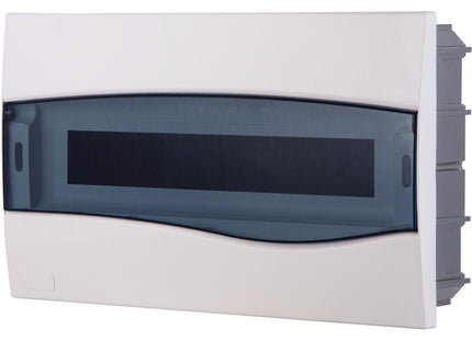 Tablero de Distribución de Empotrar 18 DIN o 12 NEMA Tramontina con Puerta Transparente