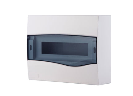 Tablero de Distribución de Sobreponer 12 DIN o 8 NEMA Tramontina con Puerta Transparente