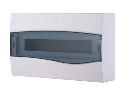 Tablero de Distribución de Sobreponer 18 DIN o 12 NEMA Tramontina con Puerta Transparente