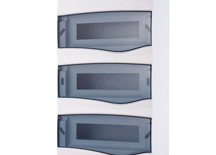 Tablero de Distribución de Sobreponer 36 DIN o 24 NEMA Tramontina con Puerta Transparente