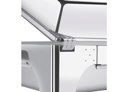 Rechaud Tramontina con tapa móvil acero inoxidable 1/1 -  9.6 L