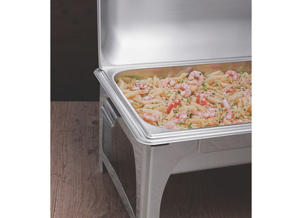 Rechaud Tramontina con tapa móvil acero inoxidable 1/1 -  9.6 L