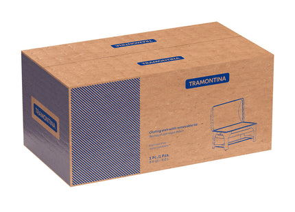 Rechaud Tramontina con tapa móvil acero inoxidable 1/1 -  9.6 L