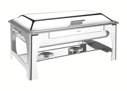 Rechaud Tramontina con tapa móvil acero inoxidable 1/1 -  9.6 L