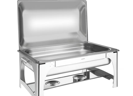 Rechaud Tramontina con tapa móvil acero inoxidable 1/1 -  9.6 L