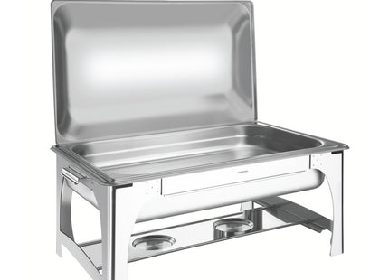 Rechaud Tramontina con tapa móvil acero inoxidable 1/1 -  9.6 L