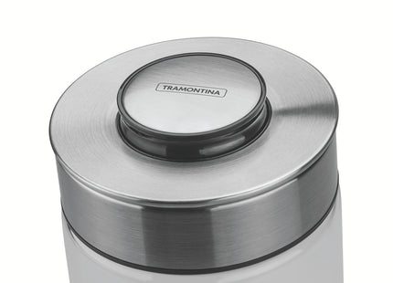 Contenedor de vidrio Purezza con tapa de acero inoxidable de 0.4l Tramontina