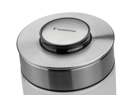 Contenedor de vidrio Purezza con tapa de acero inoxidable de 0.4l Tramontina