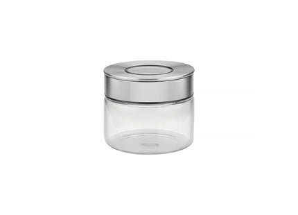 Contenedor de vidrio Purezza con tapa de acero inoxidable de 0.4l Tramontina