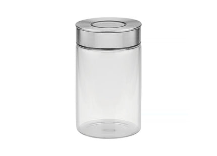 Contenedor de vidrio Purezza con tapa de acero inoxidable de 1l  Tramontina