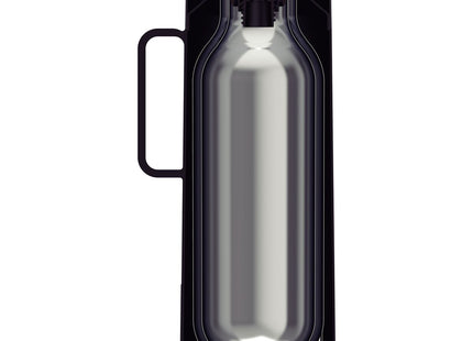Termo Tramontina Exata en Plástico Negro con Ampolla de Vidrio y Tapa Roscable 1 L