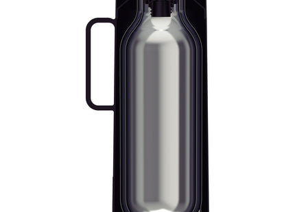 Termo Tramontina Exata en Plástico Negro con Ampolla de Vidrio y Tapa Roscable 1 L