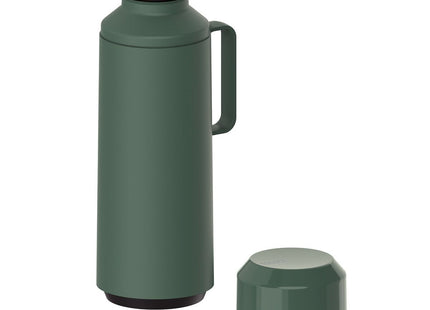 Termo Tramontina Exata en Plástico Verde con Ampolla de Vidrio y Tapa Roscable 1 L