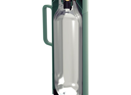 Termo Tramontina Exata en Plástico Verde con Ampolla de Vidrio y Tapa Roscable 1 L