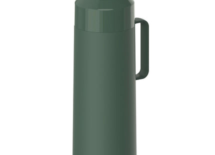 Termo Tramontina Exata en Plástico Verde con Ampolla de Vidrio y Tapa Roscable 1 L
