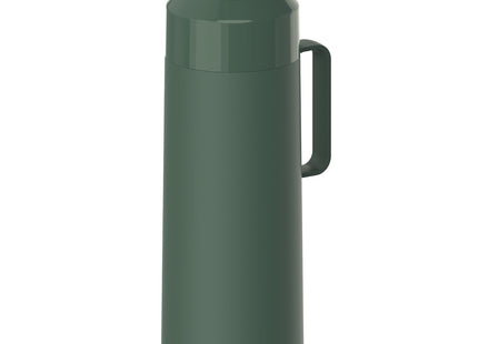 Termo Tramontina Exata en Plástico Verde con Ampolla de Vidrio y Tapa Roscable 1 L