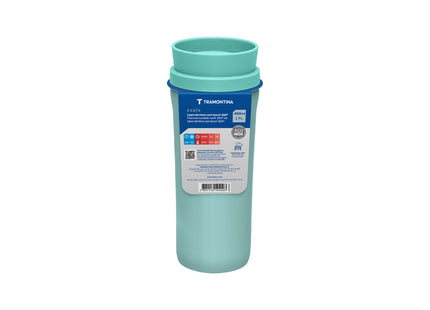 Vaso Térmico Tramontina 460 ml Verde en Acero Inoxidable con Boca 360°