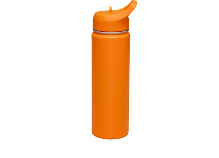 Termo Tramontina 650 ml en Acero Revestido Naranja con Sorbete