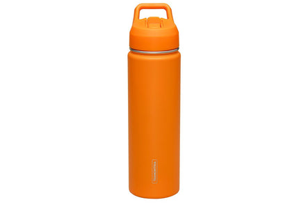 Termo Tramontina 650 ml en Acero Revestido Naranja con Sorbete