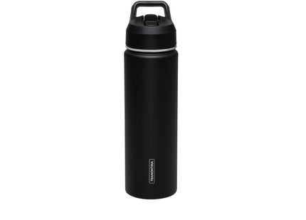 Termo con Sorbete Tramontina 650 ml en Acero Revestido Negro