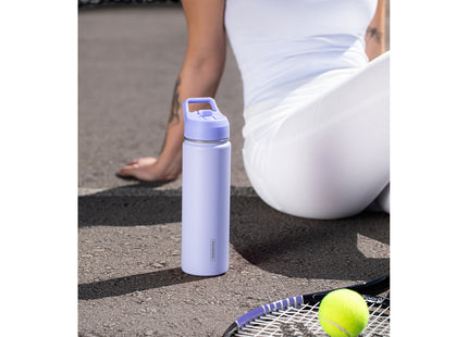 Termo Tramontina 650 ml en Acero Revestido Lila con Sorbete