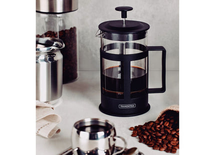 Cafetera Francesa Tramontina en Vidrio y Polipropileno Negro 600 ml