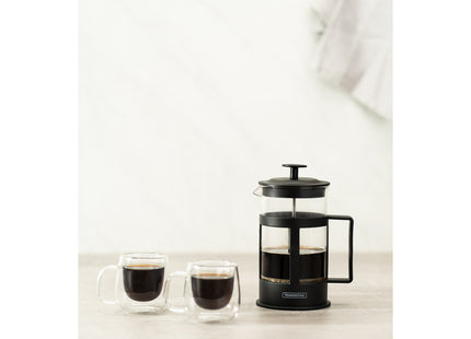 Cafetera Francesa Tramontina en Vidrio y Polipropileno Negro 600 ml