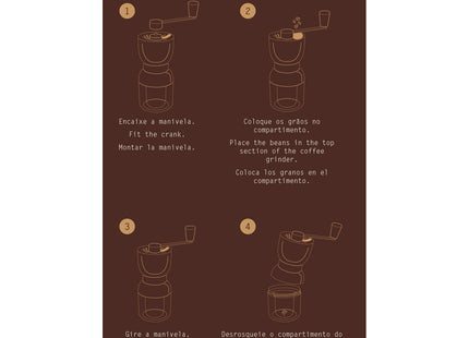 Molinillo de Café Tramontina en Plástico ABS con Molino de Cerámica