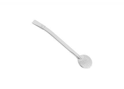 Bombilla para Mate Tramontina Ilex en Acero Inoxidable Liso sin Rosca 19 cm