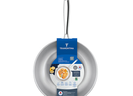 Sartén Tramontina Grano de acero inoxidable cuerpo triple con mango 20 cm 1.2 L