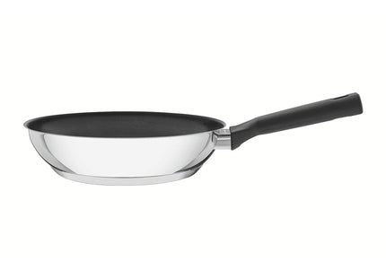 Sartén Tramontina Brava Baquelite de Acero Inoxidable con Fondo Triple, Revestimiento Interno de Antiadherente y Mango de Baquelita 20 cm 1.3 l