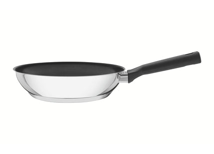 Sartén Tramontina Brava Baquelite de Acero Inoxidable con Fondo Triple, Revestimiento Interno de Antiadherente y Mango de Baquelita 20 cm 1.3 l