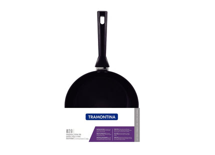 Sartén Tramontina Brava Baquelite de Acero Inoxidable con Revestimiento Interno de Antiadherente con Mango de Baquelita 28 cm 3.2 L