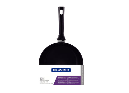 Sartén Tramontina Brava Baquelite de Acero Inoxidable con Revestimiento Interno de Antiadherente con Mango de Baquelita 28 cm 3.2 L