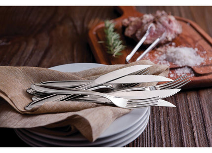 Juego cuchillos para asado acero inoxidable 12 pç.