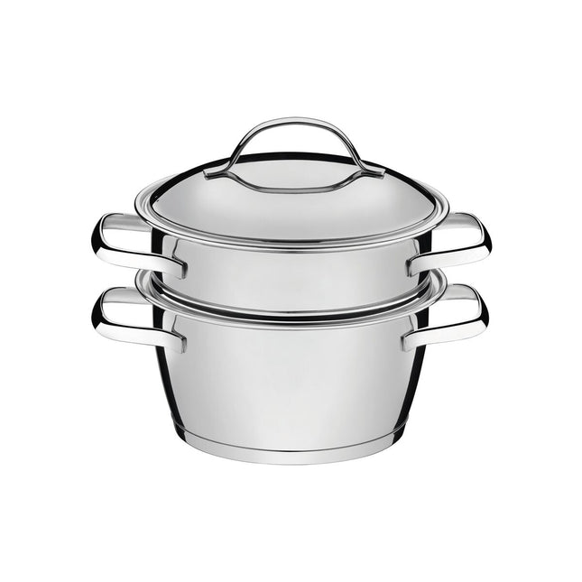Cuscusera Allegra de acero inoxidable con...