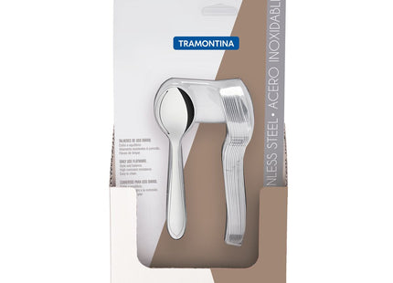 Juego cucharas para té acero inoxidable 12 pzas.