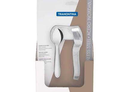 Juego cucharas para té acero inoxidable 12 pzas.
