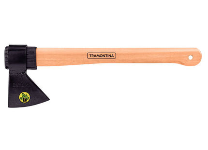 Hacha Soldada Ligera con Cabeza Redonda Tramontina Tamaño 2 con Mango de Madera 50 cm