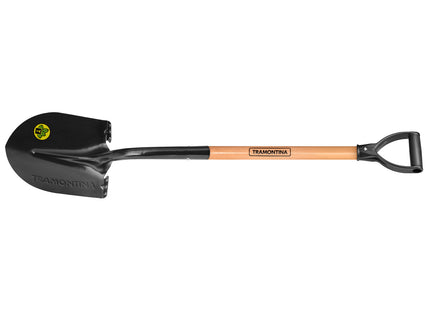 Pala punta huevo, mango de madera 71 cm