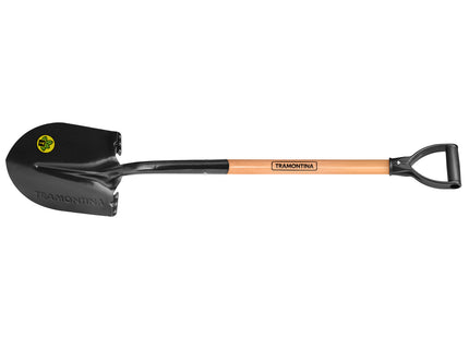 Pala punta huevo, mango de madera 71 cm