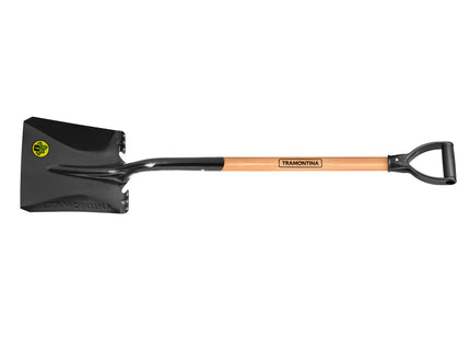 Pala cuadrada, mango de madera 71 cm