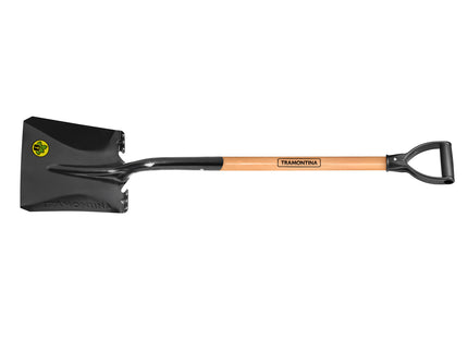 Pala cuadrada, mango de madera 71 cm
