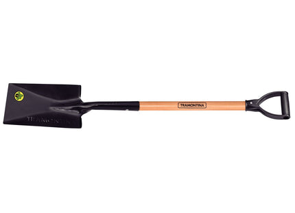 Pala recta, mango de madera 71 cm