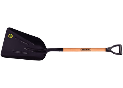 Pala carbonera, mango de madera 71 cm