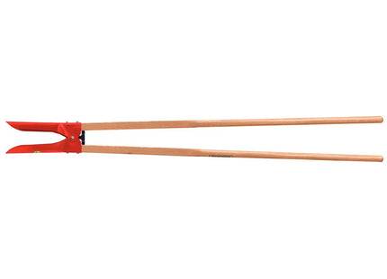 Cavadora Articulada Metálica Tramontina con Mangos de Madera 145 cm y Tope Plástico