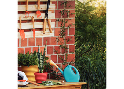 Kit para jardín 3 piezas, mangos de madera, embalaje plástico