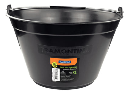 Balde Plástico para Albañil Tramontina 8 L