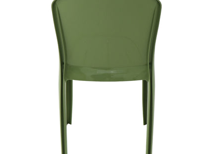 Silla Tramontina Summa Marina Eco en Polipropileno Océano +Clean Verde Oliva