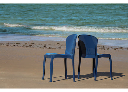 Silla Tramontina Summa Marina Eco en Polipropileno Océano +Clean Azul Yale